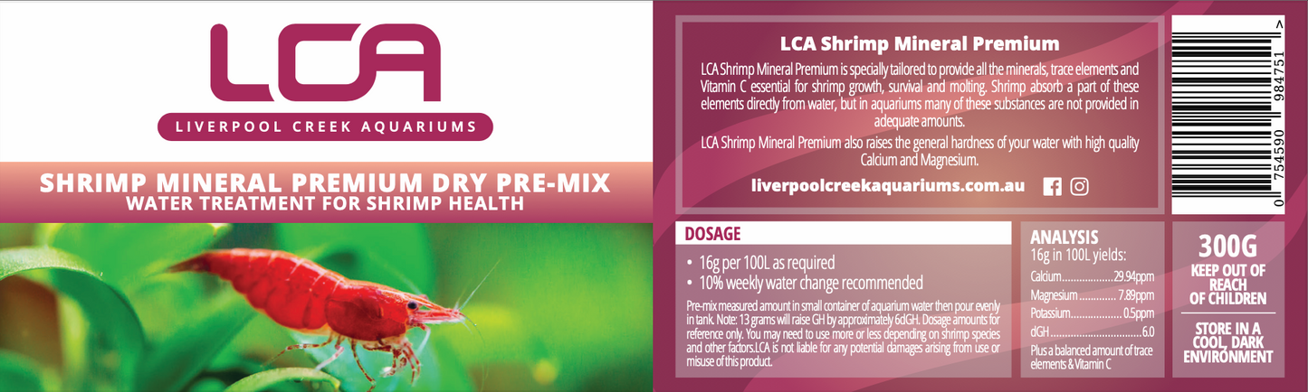 Shrimp Mineral Premium (GH+ Dry Mix)