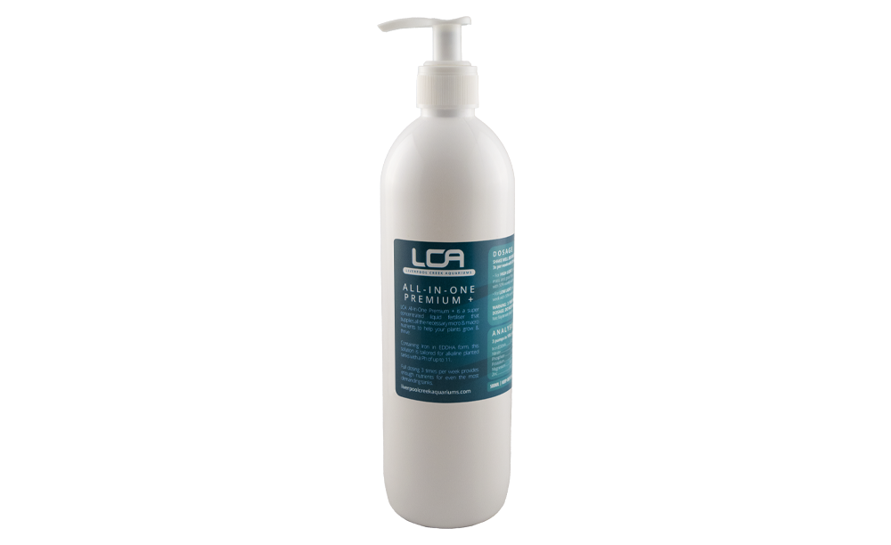 LCA Liverpool Creek Aquariums All in One Premium Plus Aquarium Fertiliser Bottle