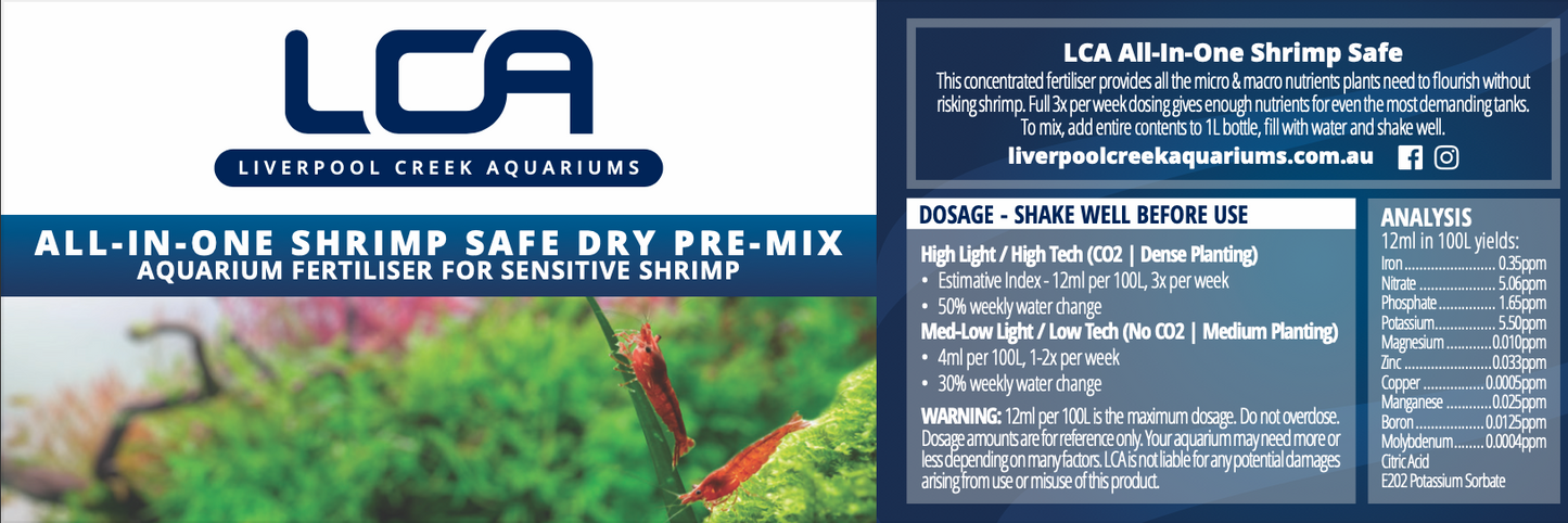 All In One (Pre Mix Shrimp Safe)