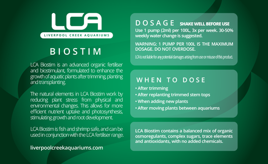 LCA Liverpool Creek Aquariums Biostim Aquarium Fertiliser