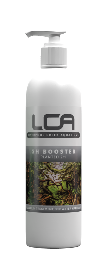 LCA GH Booster bottle for aquariums on a white background