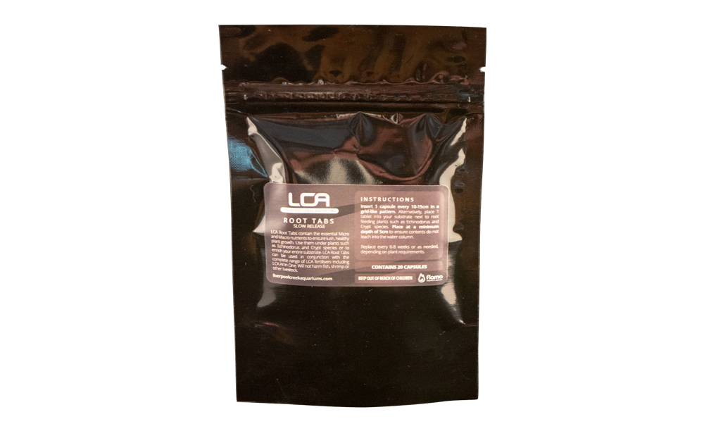 LCA Liverpool Creek Aquariums Root Tabs Slow Release Aquarium plant fertiliser pack