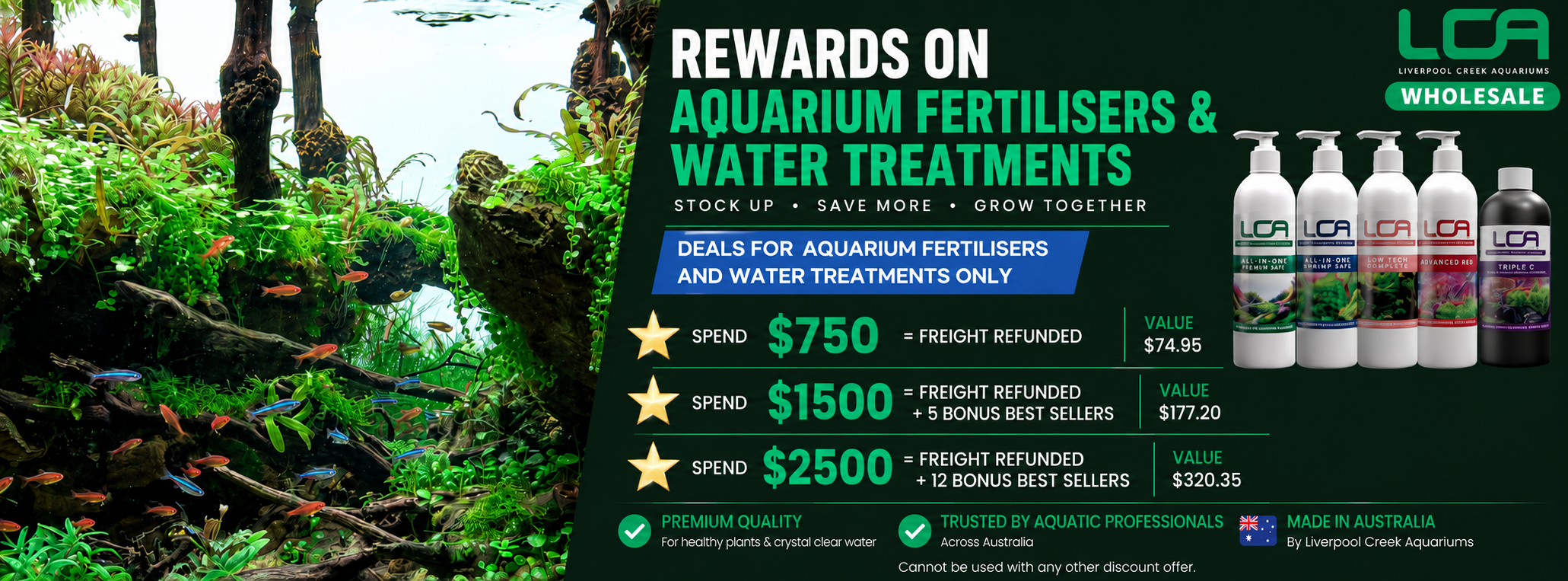 🐟Liverpool Creek Aquariums - WHOLESALE